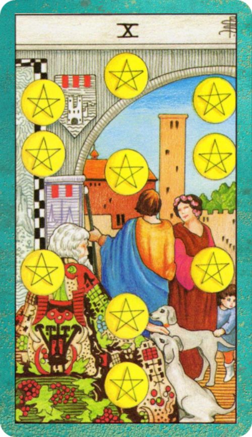 Ten Of Pentacles Tarot Card Meaning Joyful Mystic