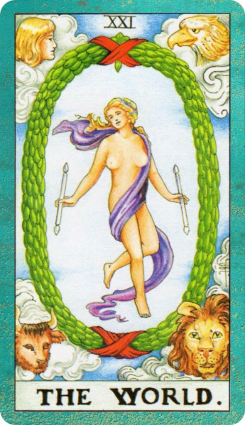 Rider Waite depiction of the Judgement tarot card in reverse position.