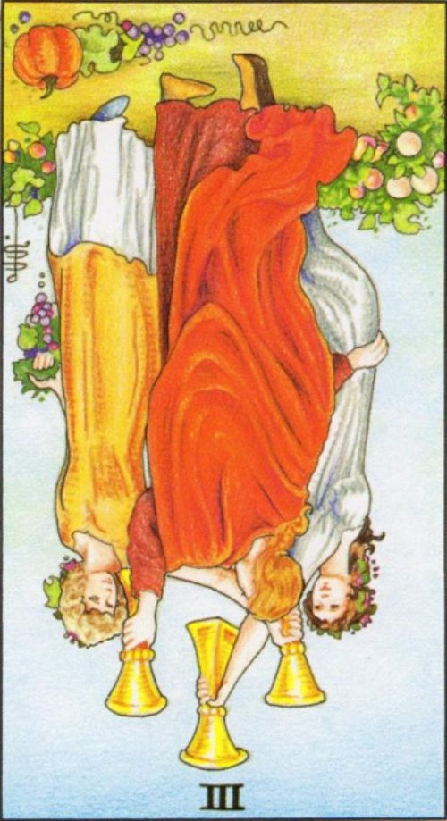 Three of Cups Tarot Card Meaning Joyful Mystic